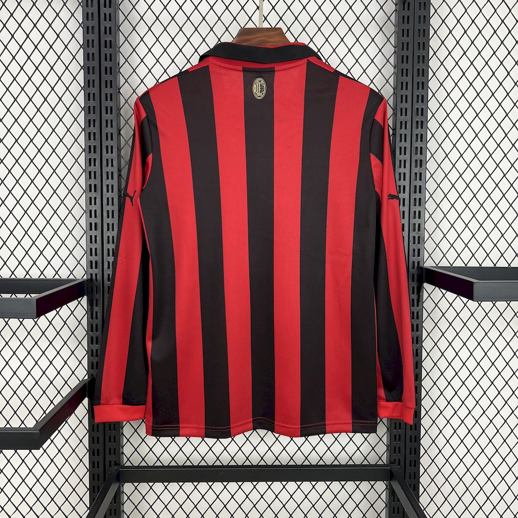 Camisa Manga Longa do AC Milan 125 Anos 2024
