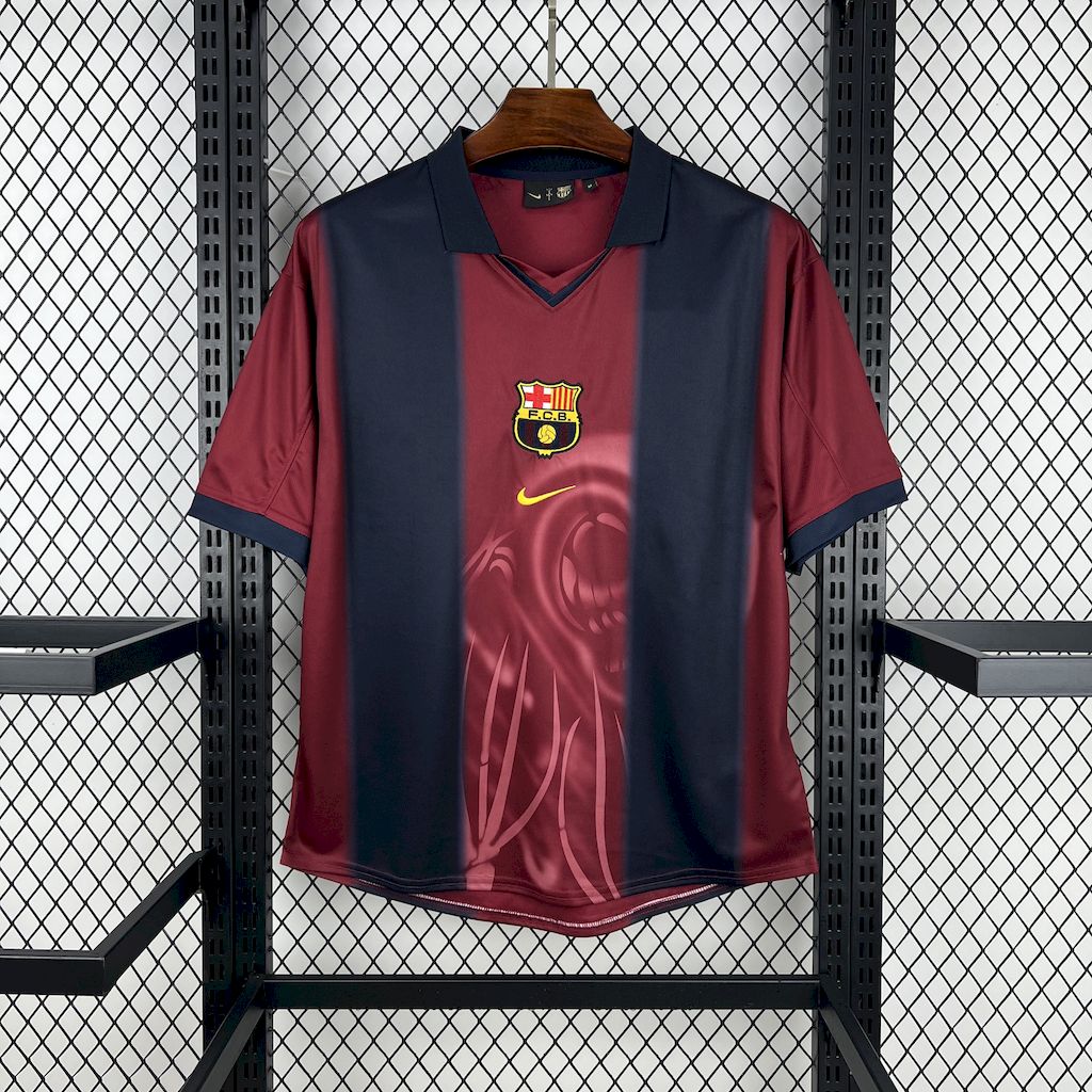 Camisa Retrô do Barcelona x Cactus Jack 2000/2001