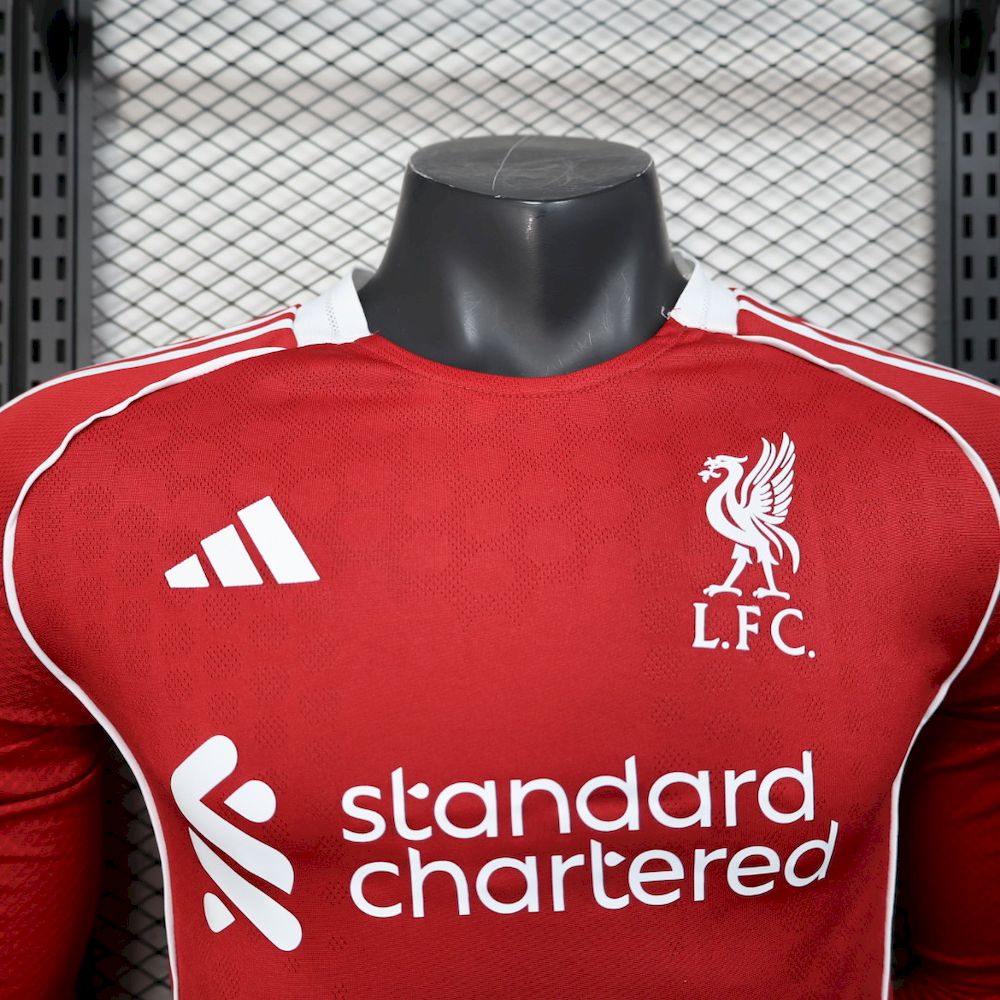 Camisa Manga Longa do Liverpool Titular Player 2025/2026