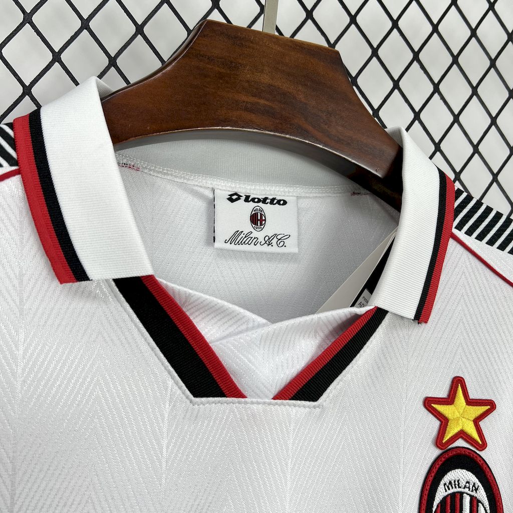 Camisa Retrô do AC Milan Reserva 1997/1998