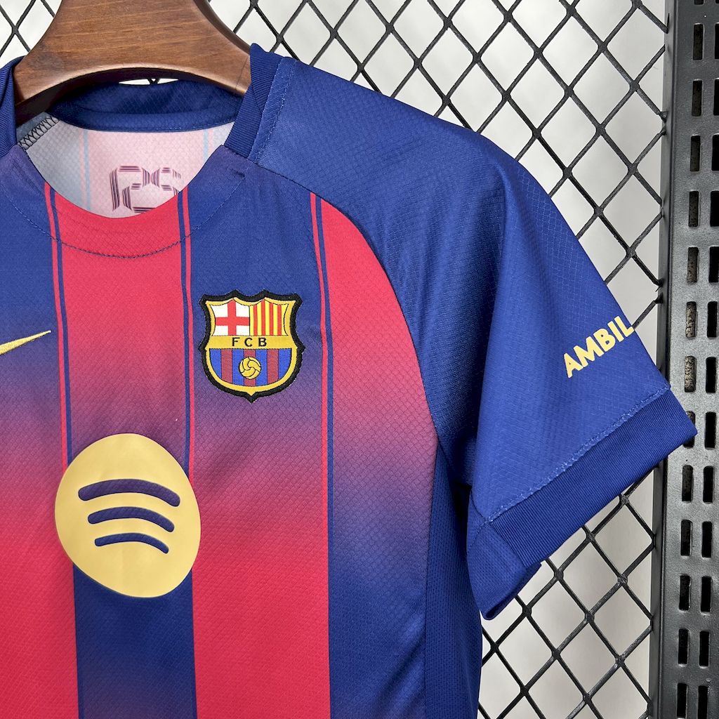 Kit Infantil do Barcelona Titular 2025/2026