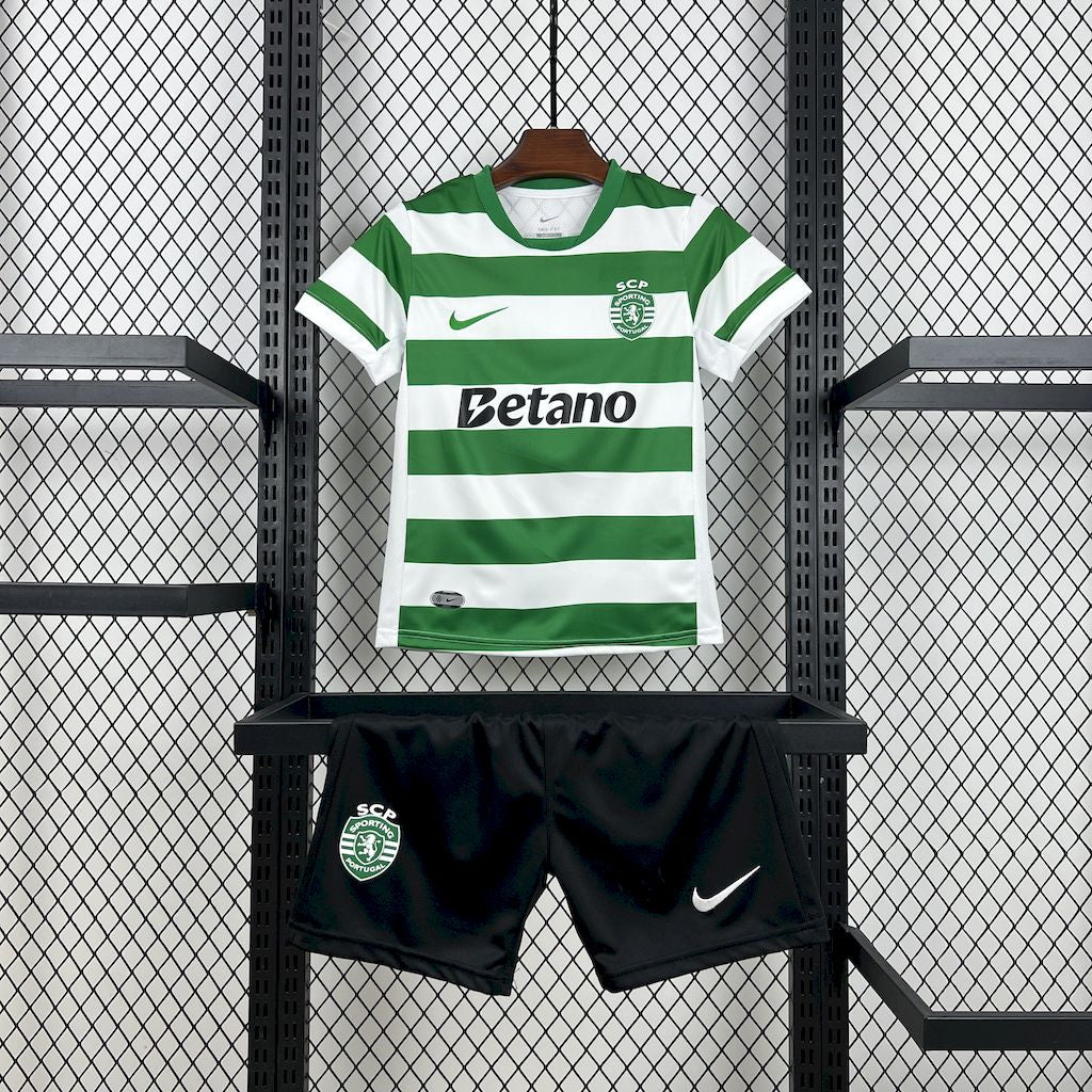 Kit Infantil do Sporting CP Titular 2025/2026