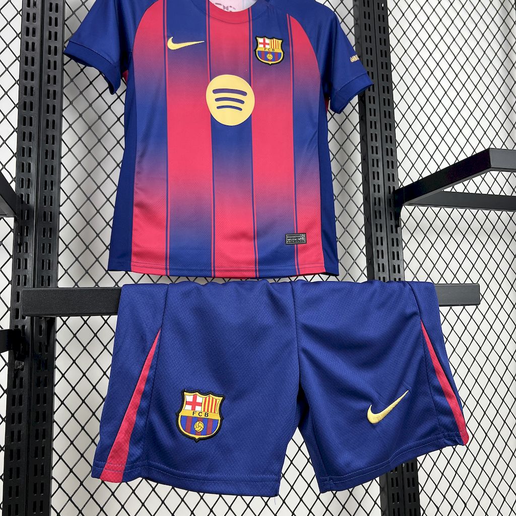 Kit Infantil do Barcelona Titular 2025/2026