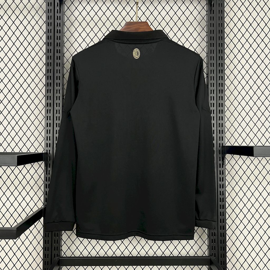 Camisa Manga Longa do AC Milan 125 Anos Black 2024
