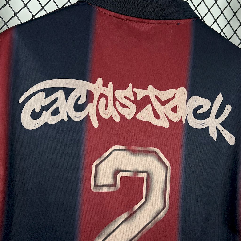 Camisa Retrô do Barcelona x Cactus Jack 2000/2001