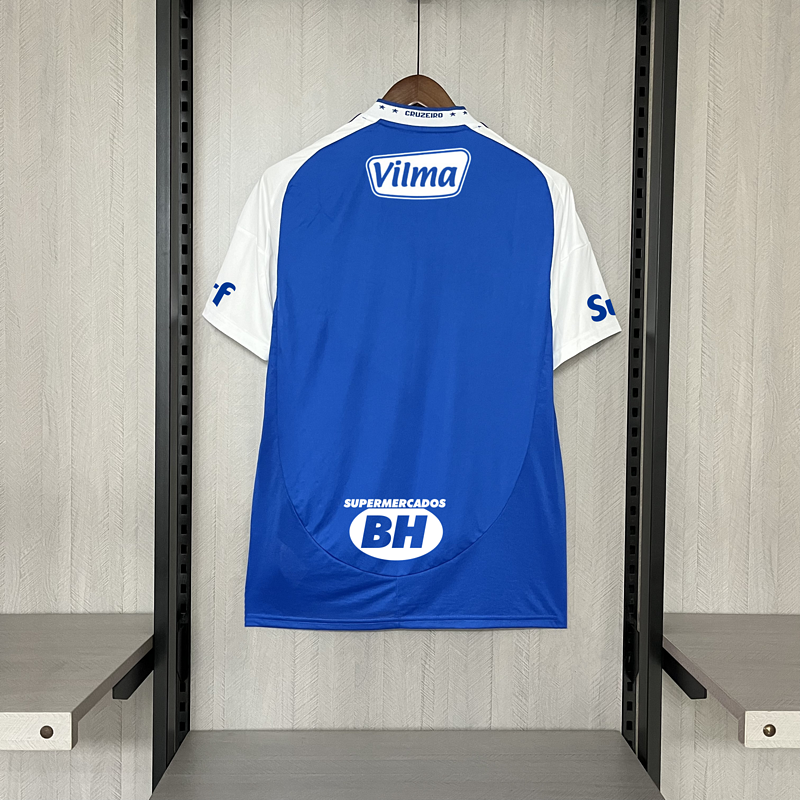 Camisa do Cruzeiro Titular 2024/2025 Todos os Patrocinadores
