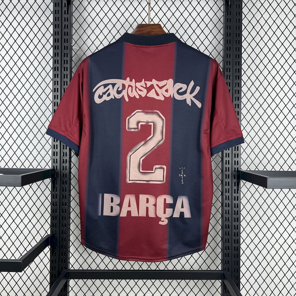 Camisa Retrô do Barcelona x Cactus Jack 2000/2001