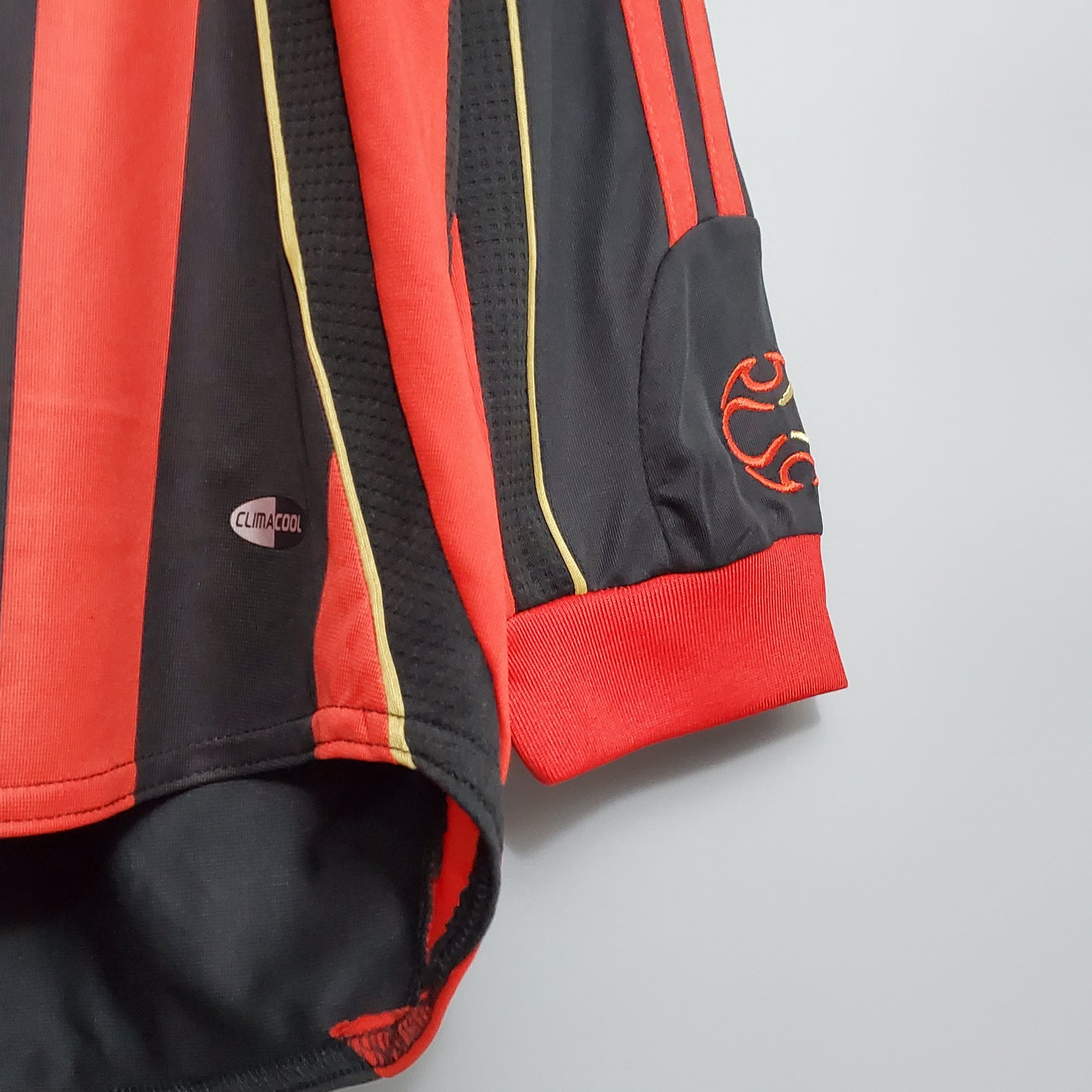 Camisa Manga Longa Retrô do Milan Titular 2006/2007