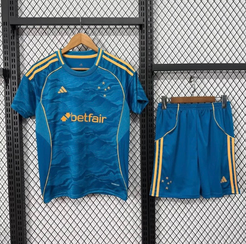 Kit Infantil do Cruzeiro Third 2025/2026