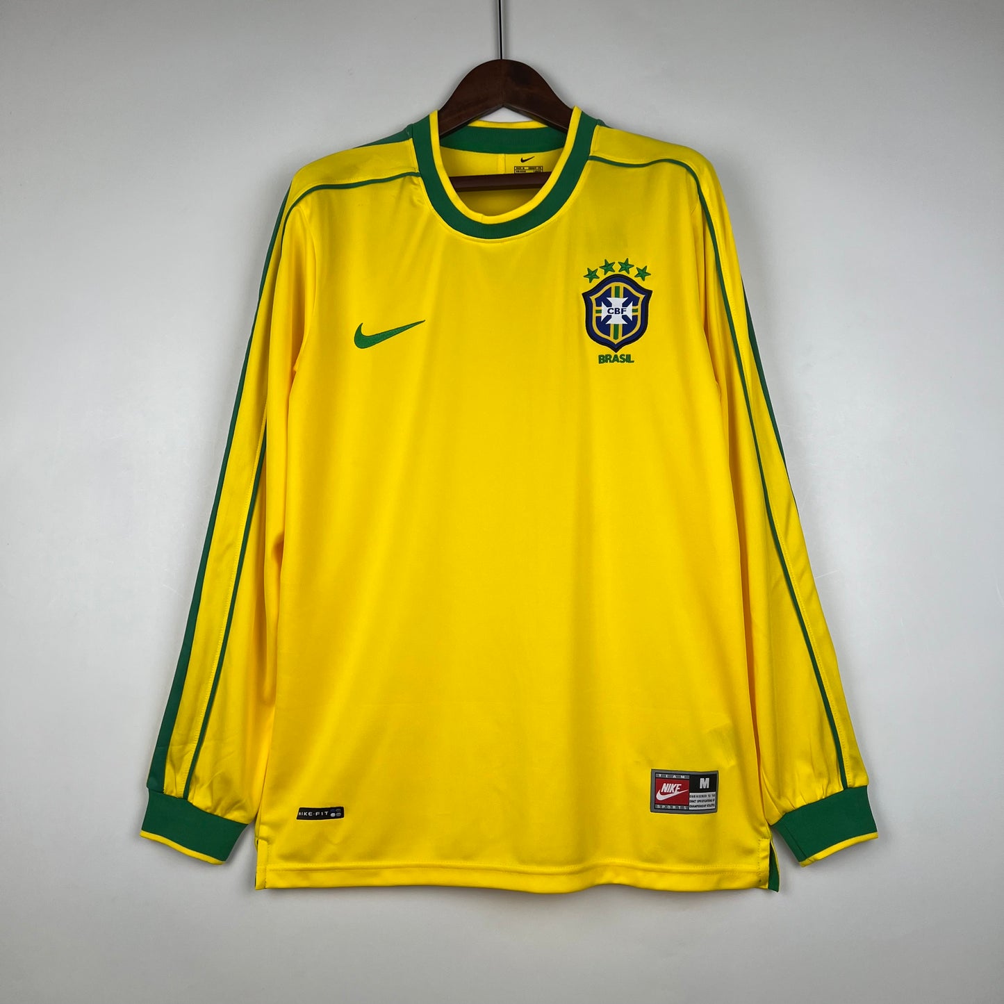Camisa Manga Longa Retrô do Brasil 1998