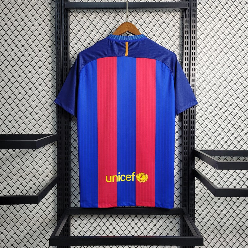 Camisa Retrô do Barcelona Titular 2016/2017