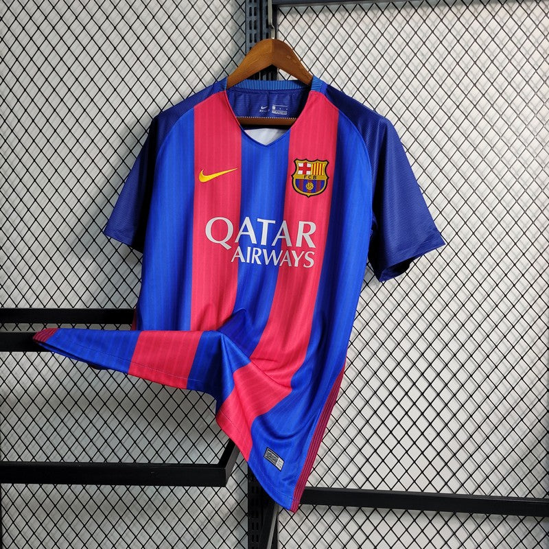Camisa Retrô do Barcelona Titular 2016/2017