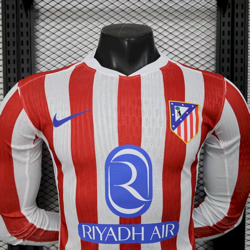 Camisa Manga Longa do Atlético de Madrid Titular Player 2025/2026