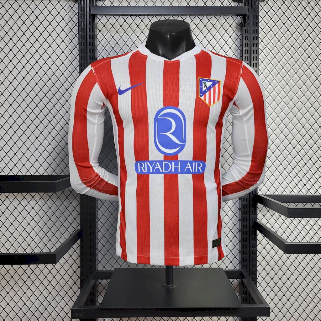 Camisa Manga Longa do Atlético de Madrid Titular Player 2025/2026