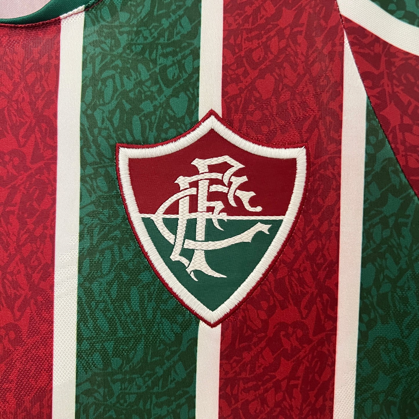Camisa do Fluminense Titular 2024/2025 Todos os Patrocinadores e Patch Campeão Libertadores