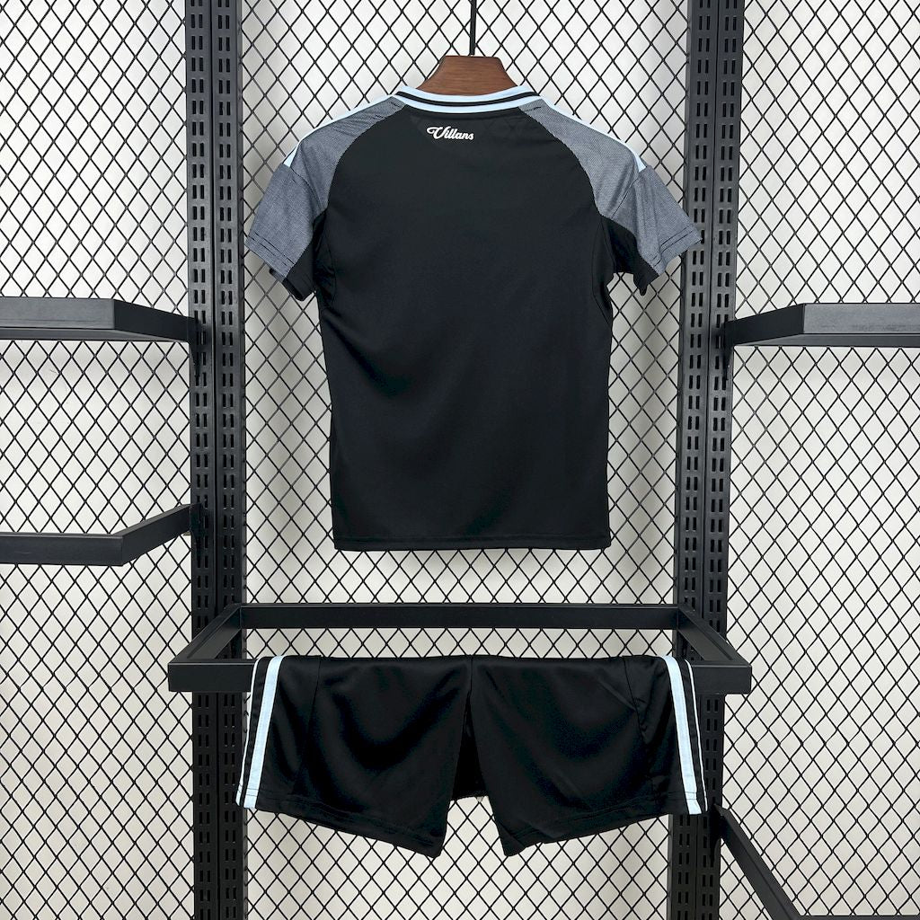 Kit Infantil do Aston Villa Reserva 2025/2026