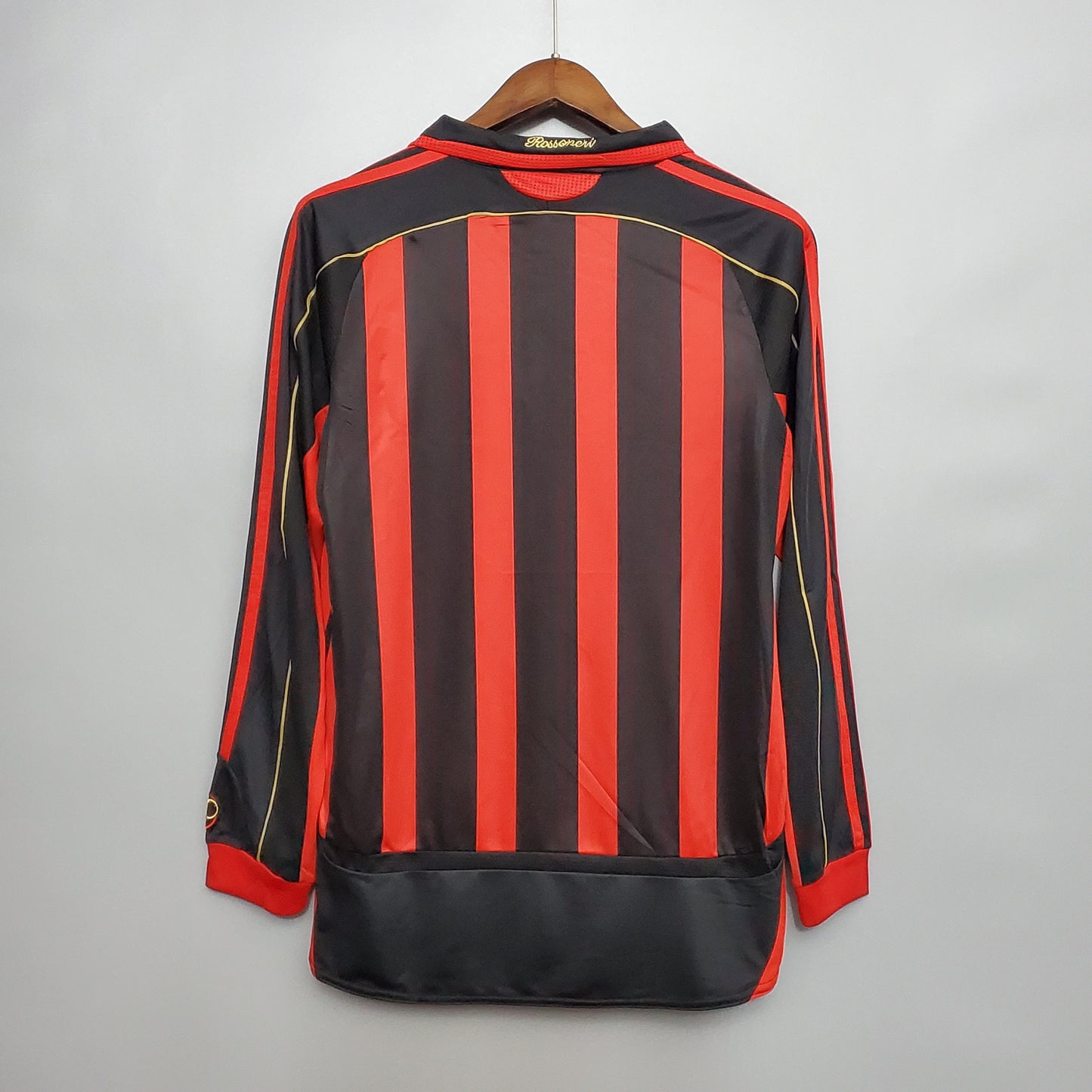 Camisa Manga Longa Retrô do Milan Titular 2006/2007