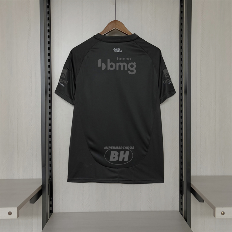Camisa do Atlético Mineiro All Black "Todos os Patrocinadores" 2025/2026