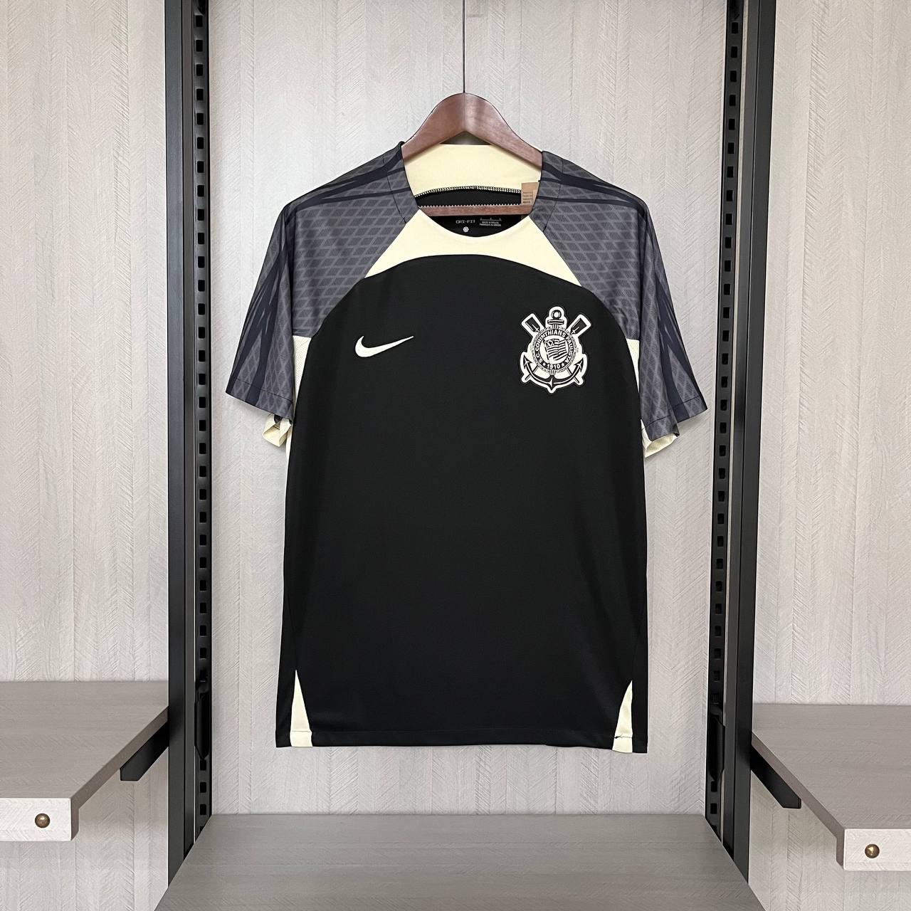 Camisa de Treino Corinthians Preta 2024/2025 – Carrara Sttore