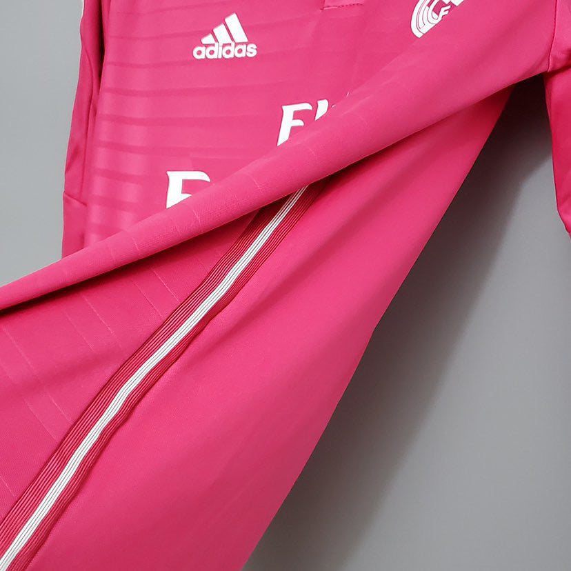 Camisa Retrô de Manga Longa do Real Madrid