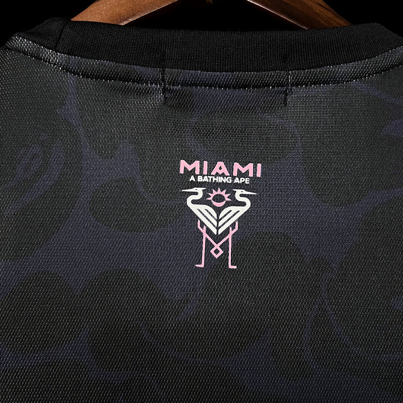 Camisa do Inter Miami x Bape Black 2023/2024