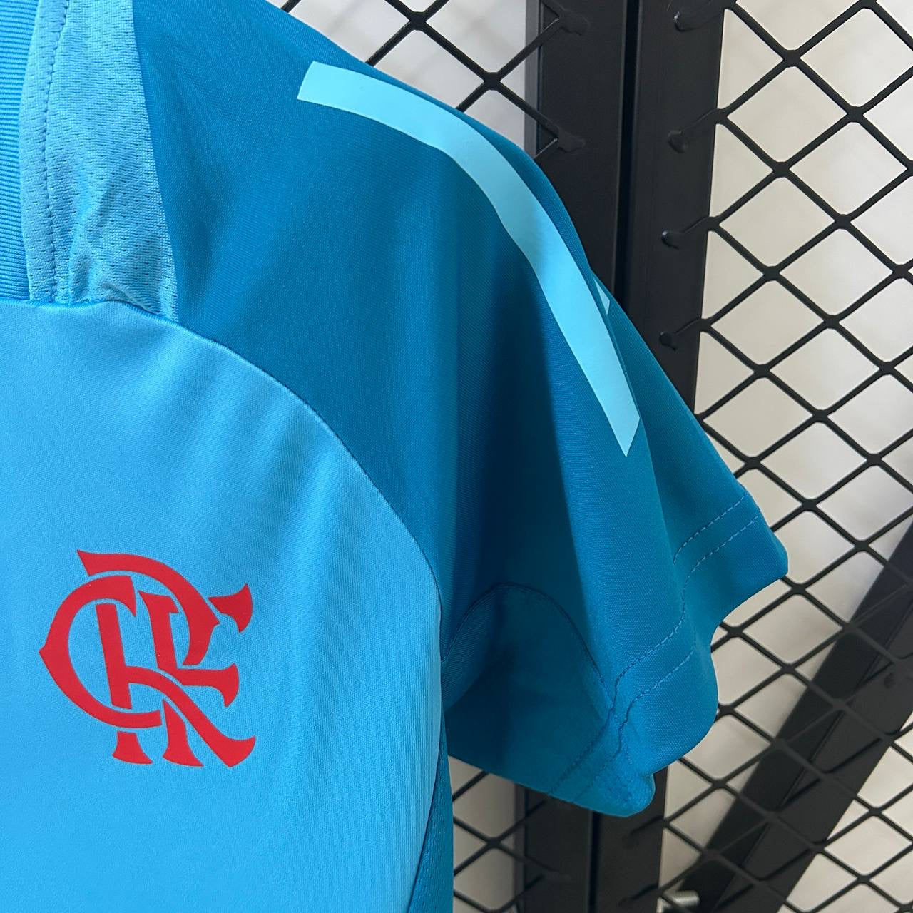 Camisa Feminina do Flamengo Treino Azul Claro 2025/2026