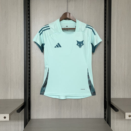Camisa Feminina do Cruzeiro Treino Azul Claro 2025/2026