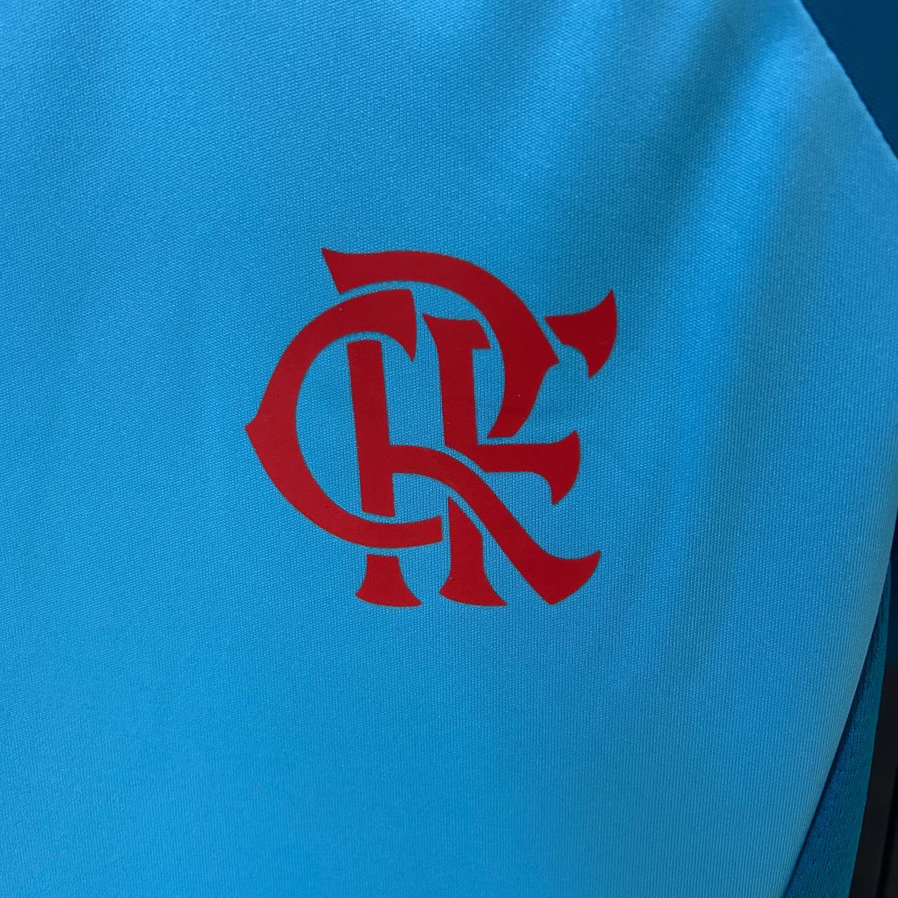 Camisa Feminina do Flamengo Treino Azul Claro 2025/2026