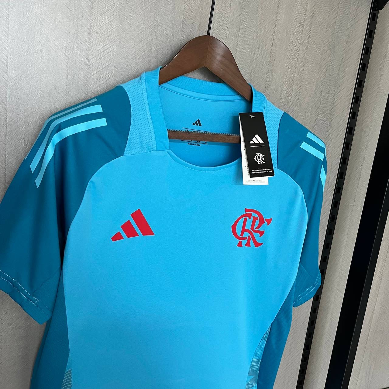 Camisa de Treino do Flamengo Azul Claro 2025/2026