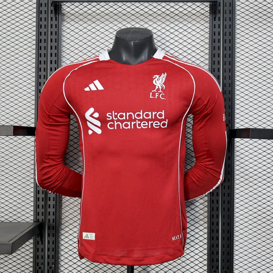 Camisa Manga Longa do Liverpool Titular Player 2025/2026