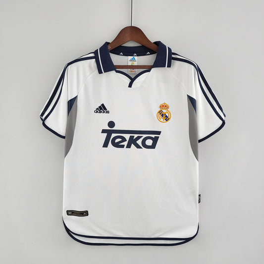Camisa Retrô do Real Madrid Titular 2000/2001