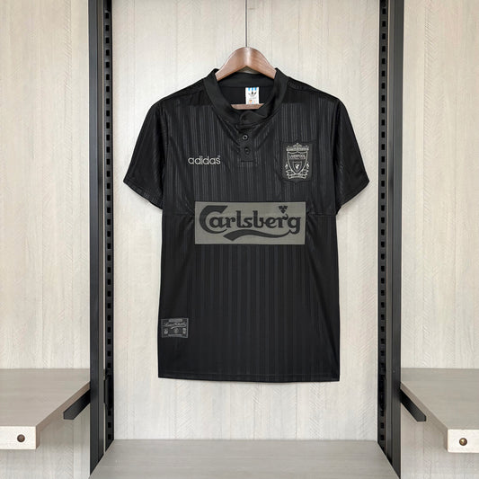 Camisa Retrô do Liverpool All Black 1995/1996