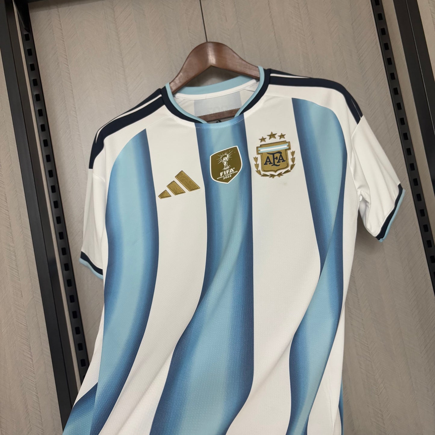 Camisa da Argentina Titular + "Pacth de Campeão" 2026/2027