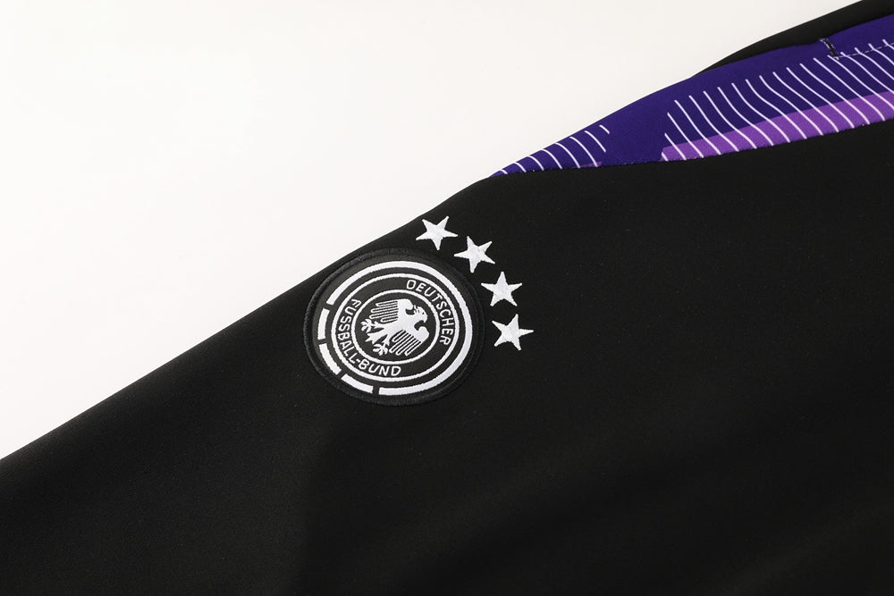 Kit Treino da Alemanha Branco e Roxo 2024/2025
