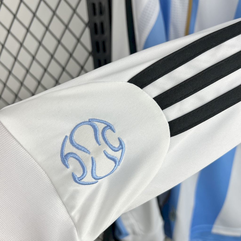 Camisa Manga Longa Retrô da Argentina Titular 2006
