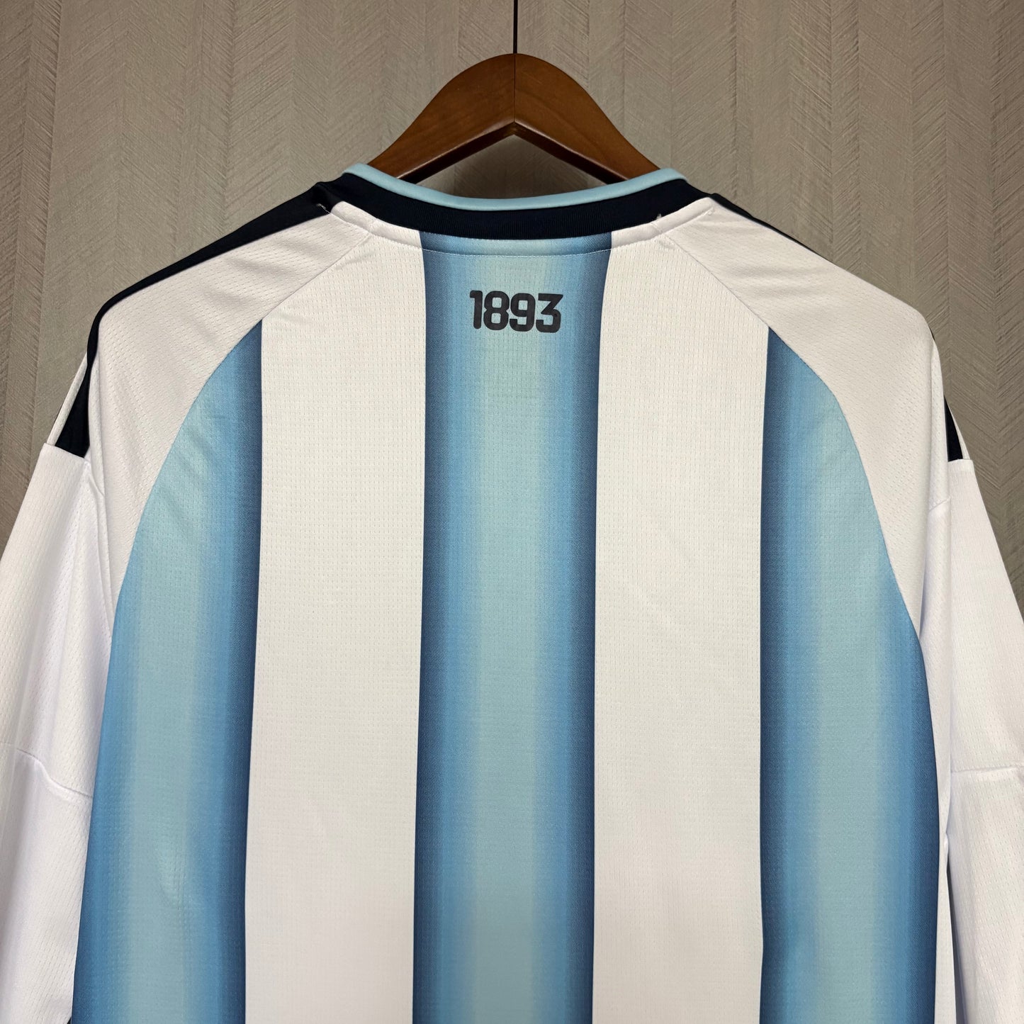 Camisa Manga Longa da Argentina Titular + "Patch de Campeão" 2026/2027