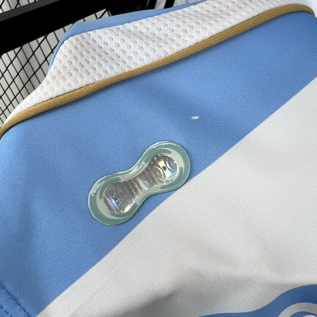 Camisa Manga Longa Retrô da Argentina Titular 2006
