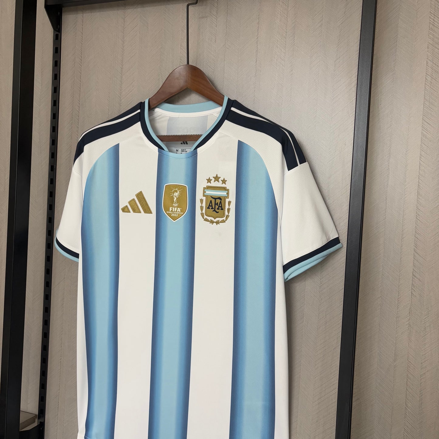 Camisa da Argentina Titular + "Pacth de Campeão" 2026/2027