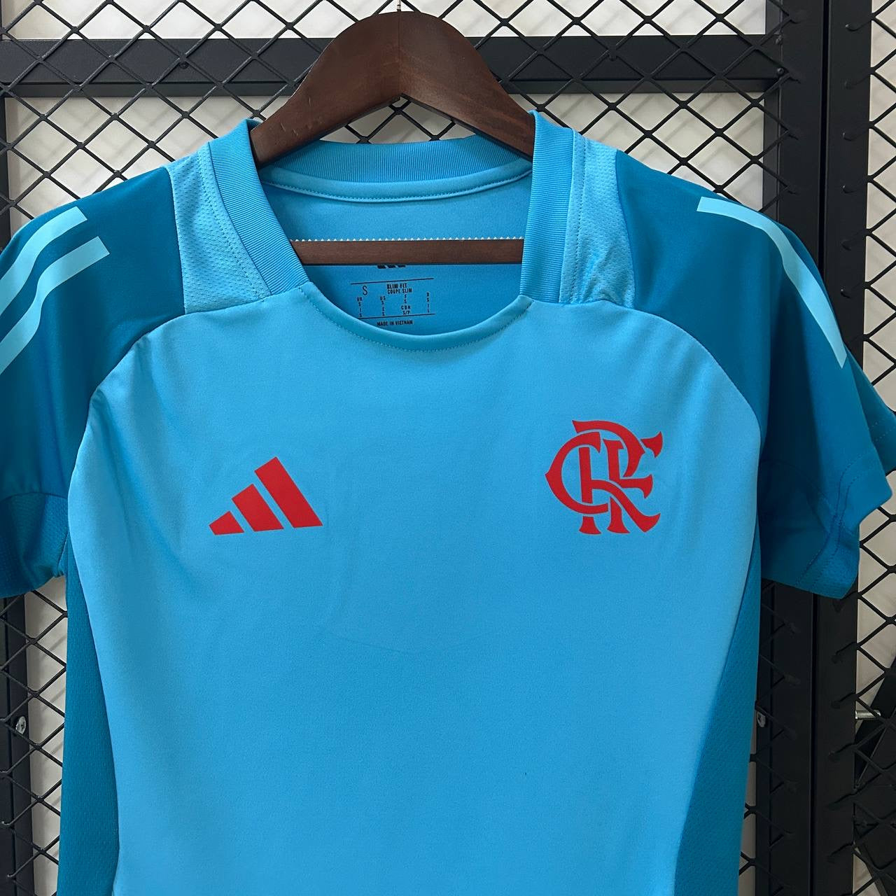Camisa Feminina do Flamengo Treino Azul Claro 2025/2026