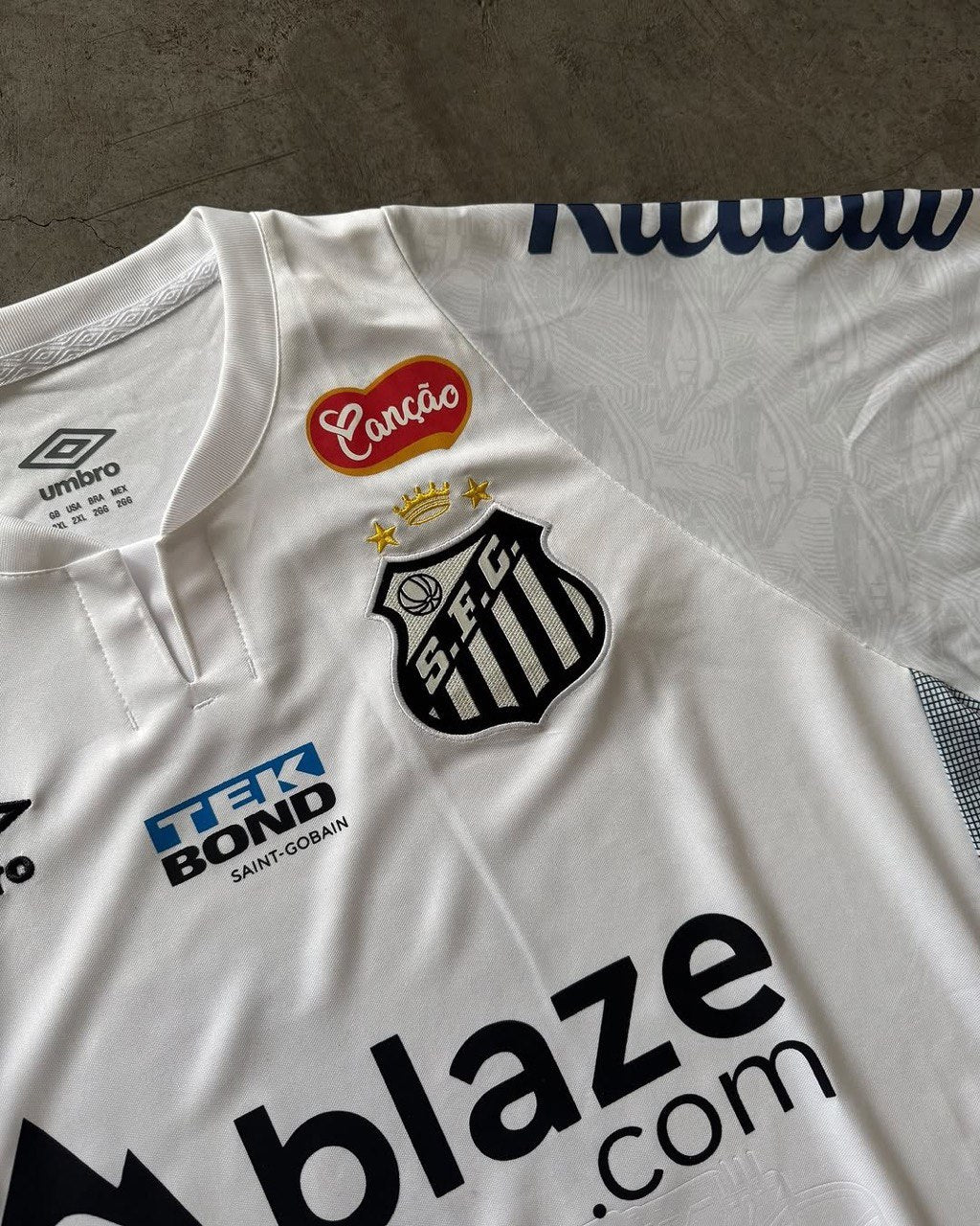 Camisa do Santos Titular 2024/2025 + Patrocinadores + Neymar Jr. 10