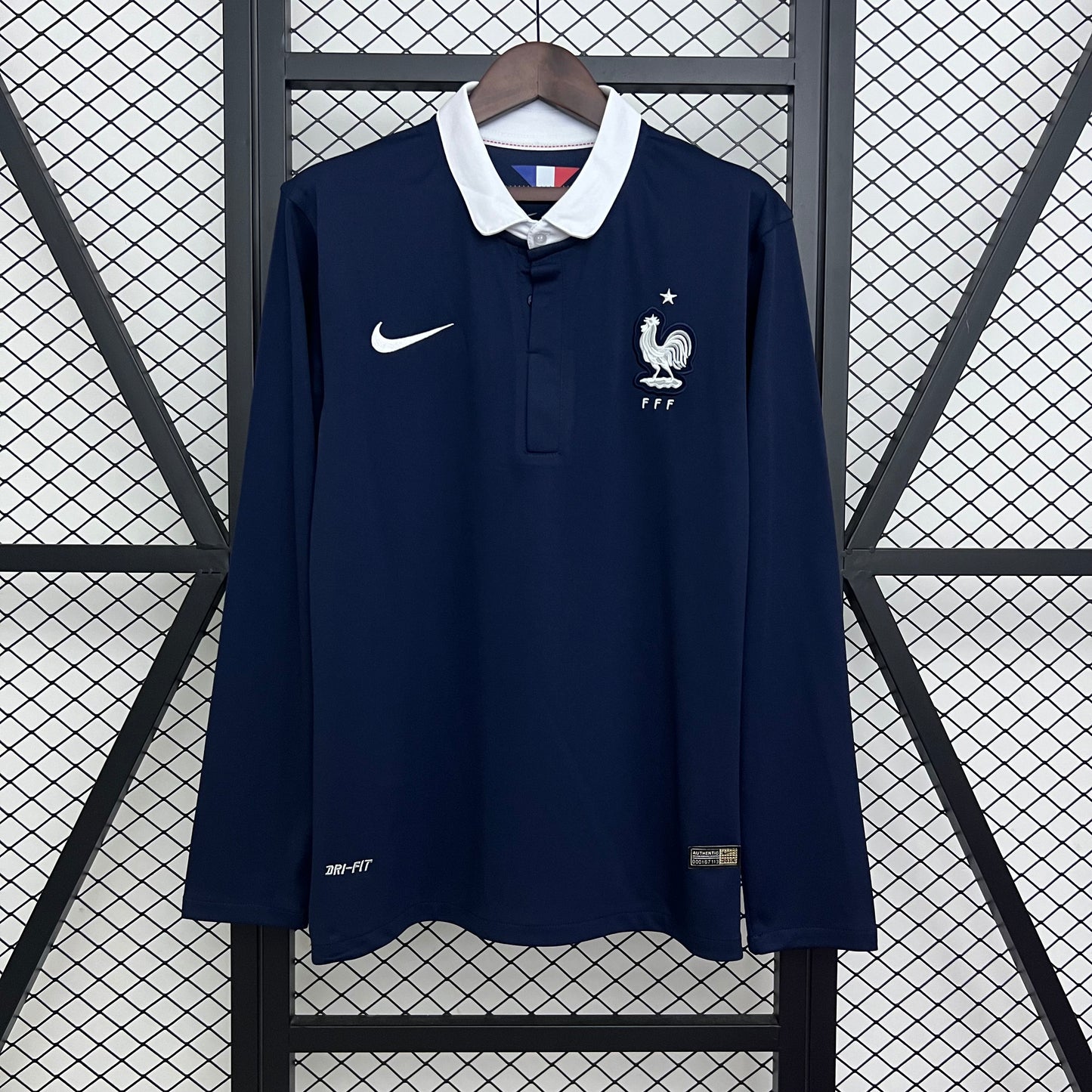 Camisa Manga Longa Retrô da França 2014