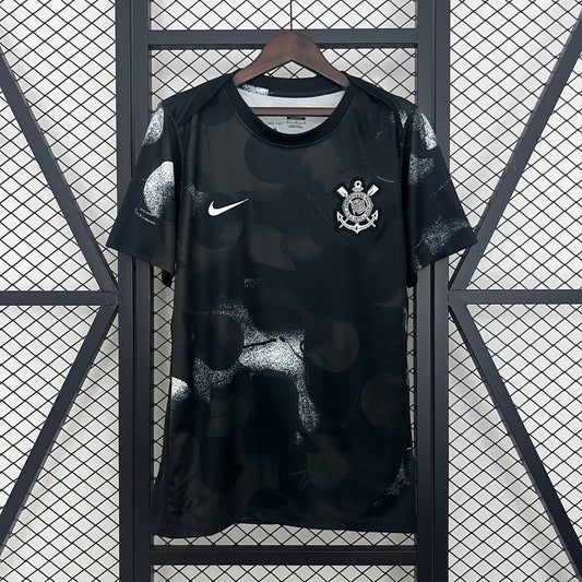 Camisa de Treino do Corinthians Preta 2025/2026