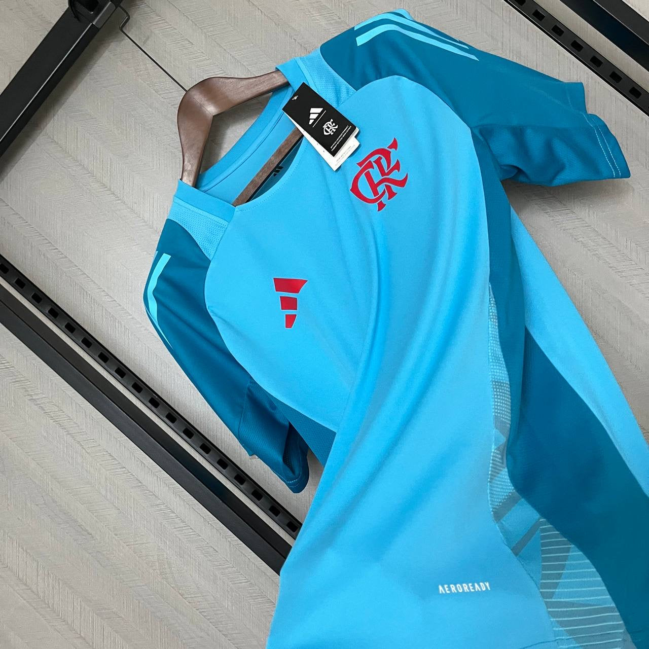 Camisa de Treino do Flamengo Azul Claro 2025/2026