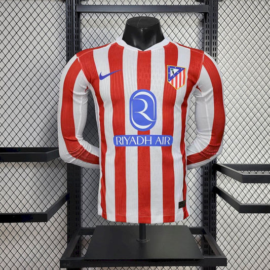 Camisa Manga Longa do Atlético de Madrid Titular Player 2025/2026