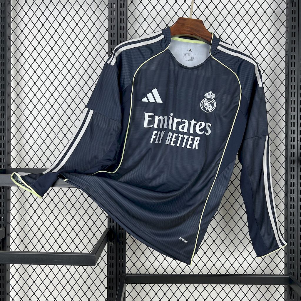 Camisa Manga Longa do Real Madrid Reserva 2025/2026