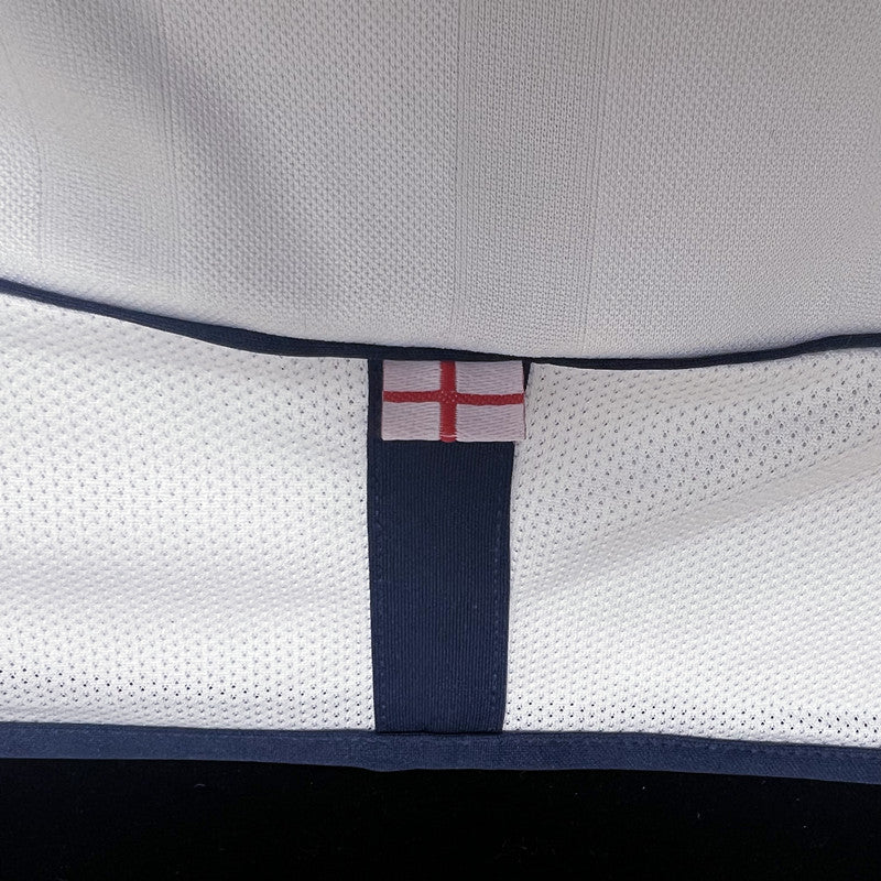 Camisa Manga Longa Retrô da Inglaterra Titular 2002