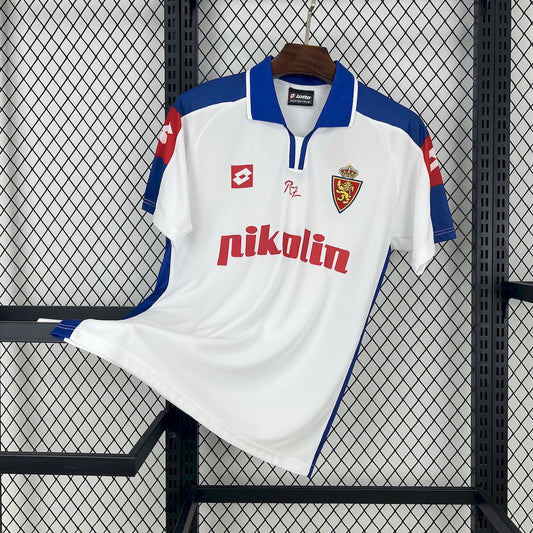 Camisa Retrô do Real Zaragoza Titular 2004
