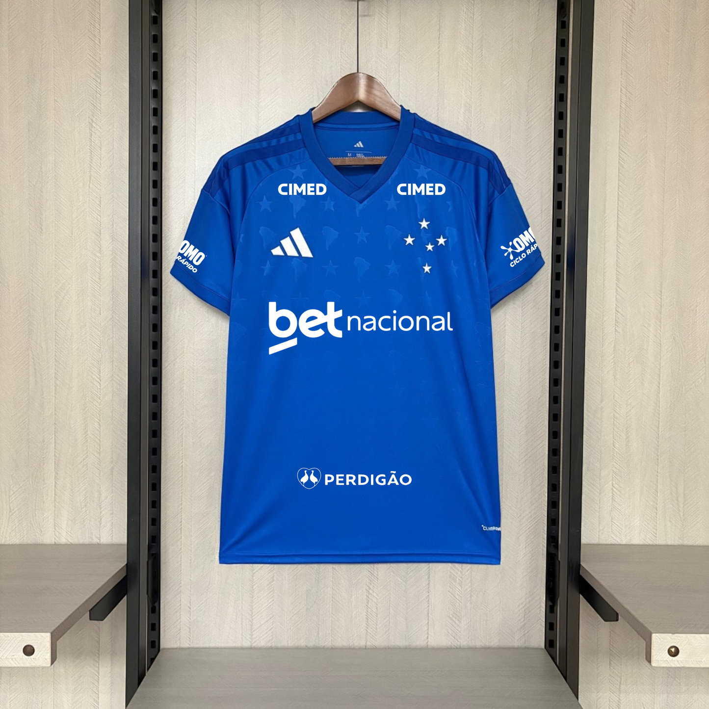 Camisa do Cruzeiro Titular "Todos os Patrocinadores" 2026/2027