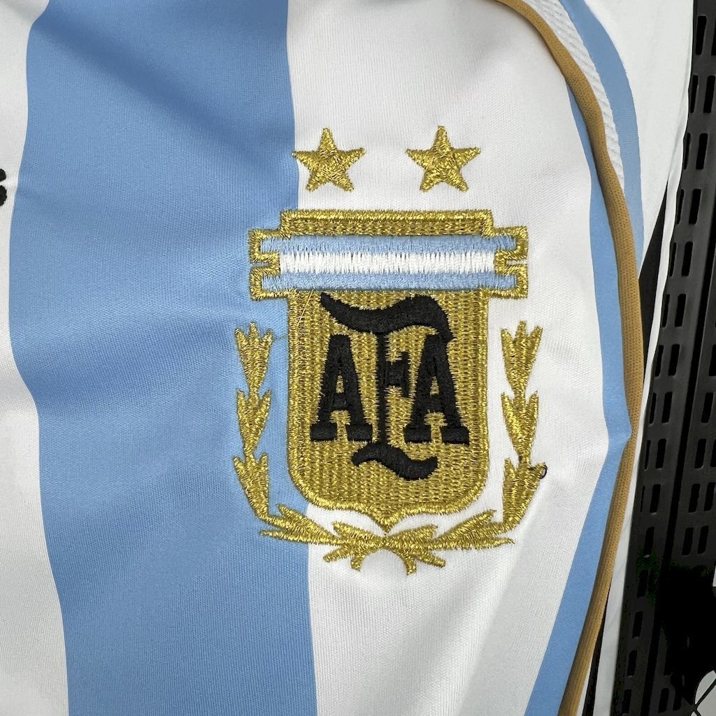 Camisa Manga Longa Retrô da Argentina Titular 2006