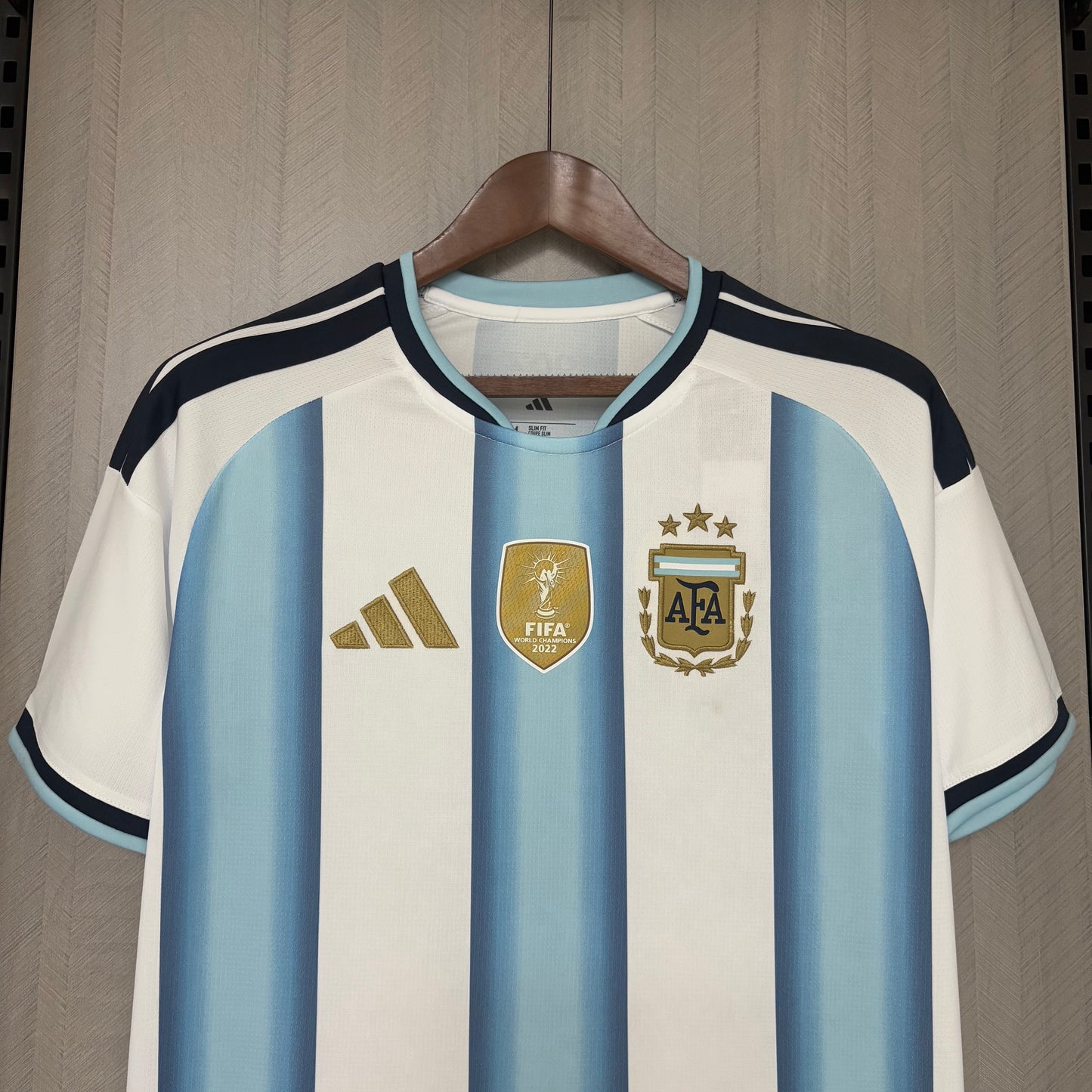 Camisa da Argentina Titular + "Pacth de Campeão" 2026/2027